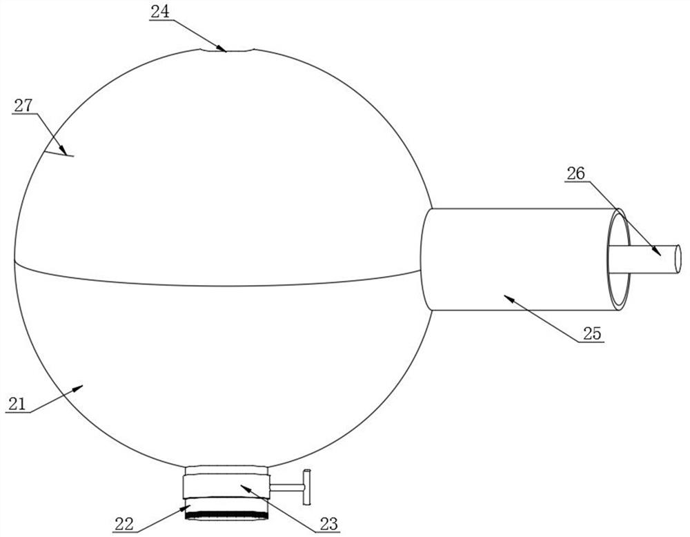 Special dredging and drainage device capable of preventing blockage for cardiology department