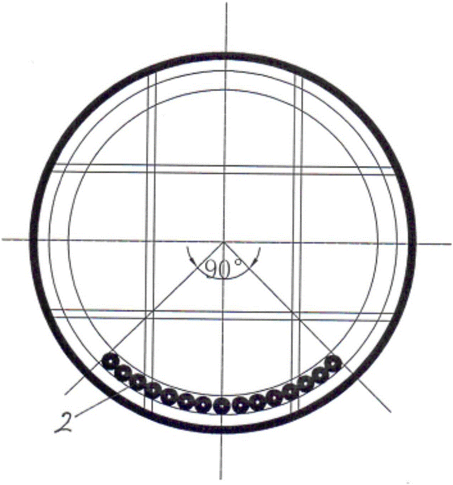 Treatment device for solid product of pyrolysis rotary kiln