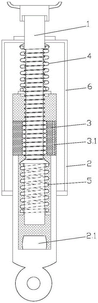 Stable shock absorber of automobile