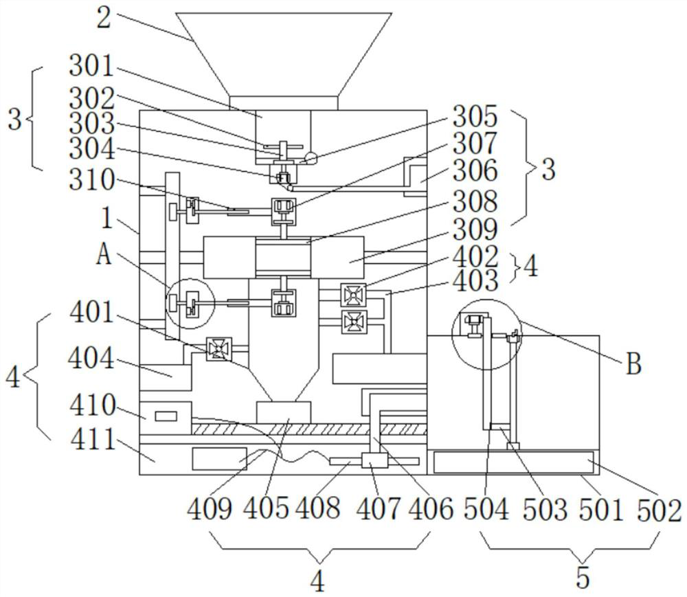 Copper recovery device for waste circuit board