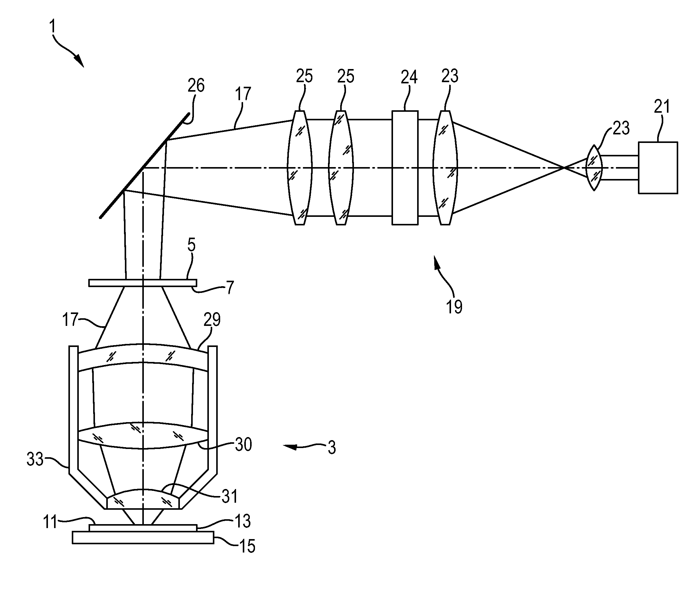 Component of an EUV or UV lithography apparatus and method for producing it