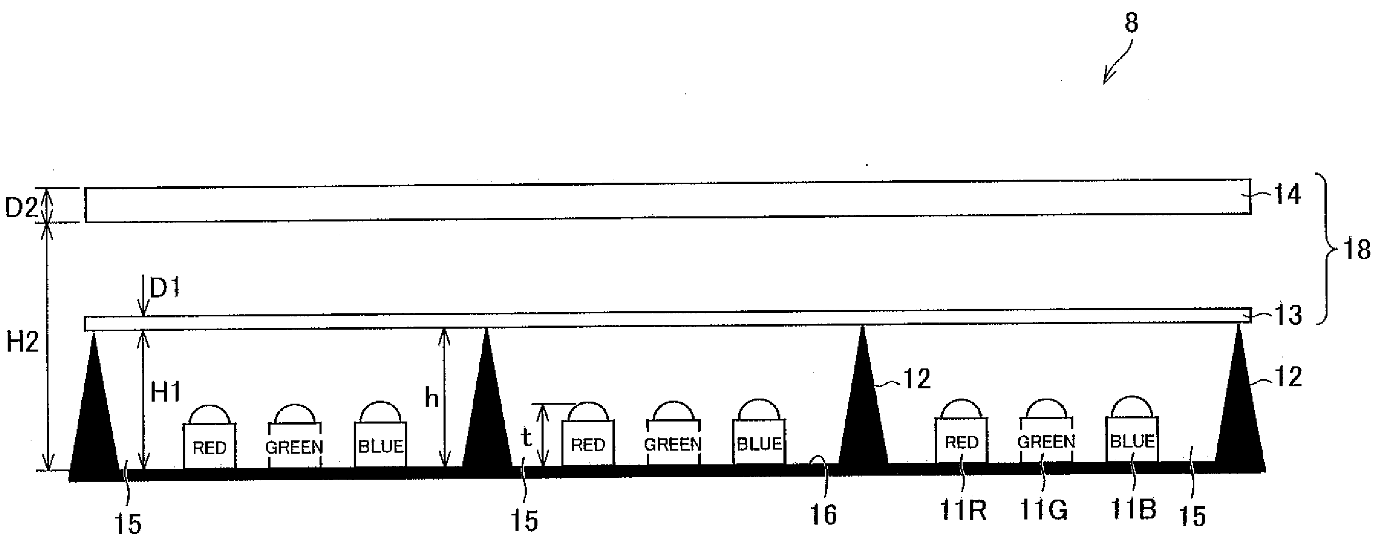 Illumination device and liquid crystal display device