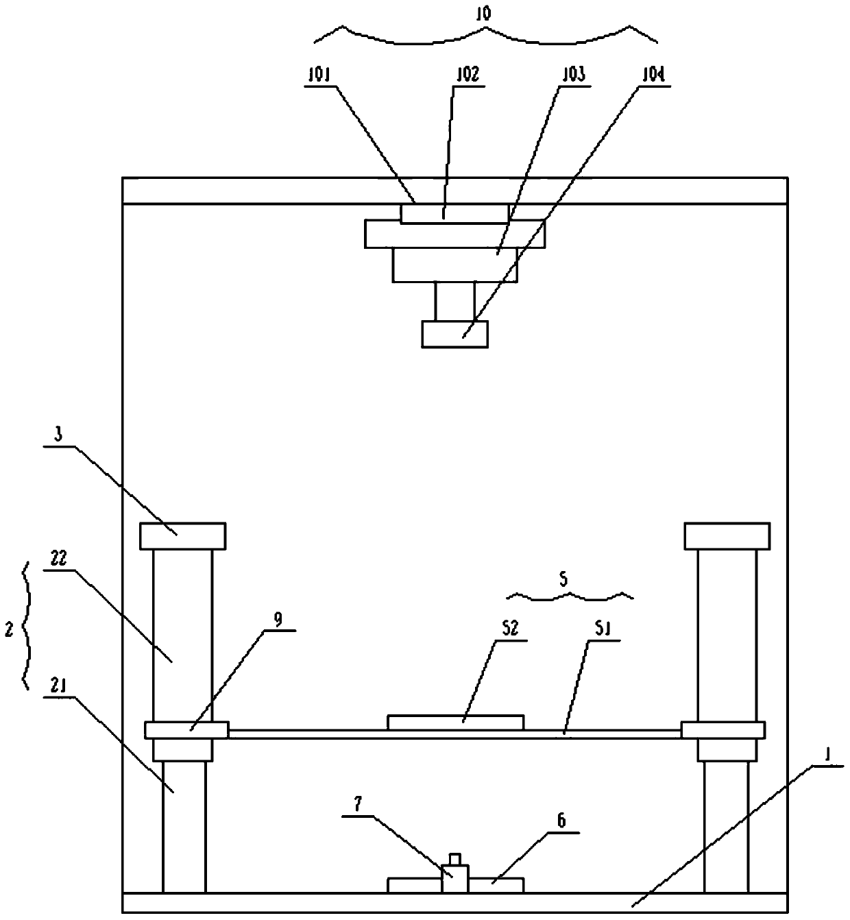 Building keel detection device