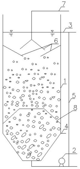 A reactor for enhancing the stability of granular sludge