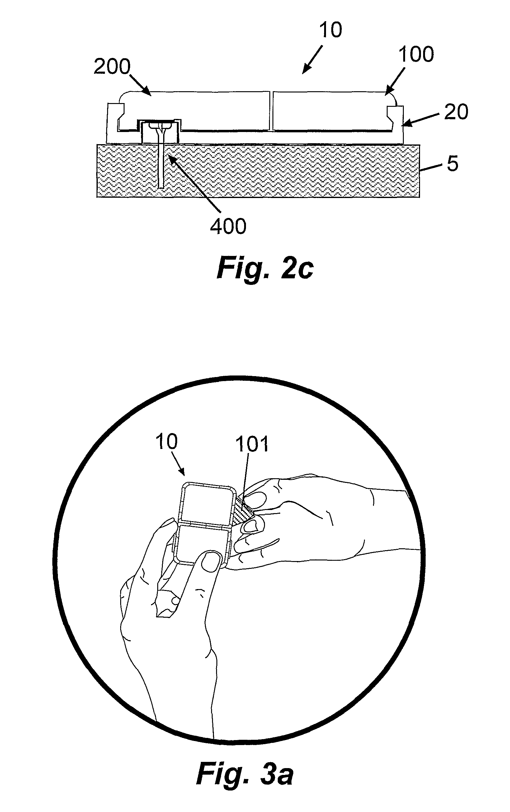 Modular skin-adherable system for medical fluid delivery