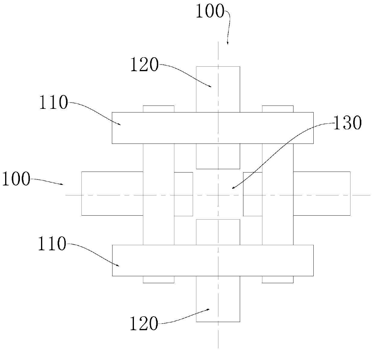 Magnetic particle regulation and control aggregation system in space