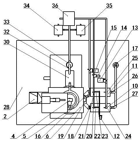 Bamboo substance continuous carbonization furnace