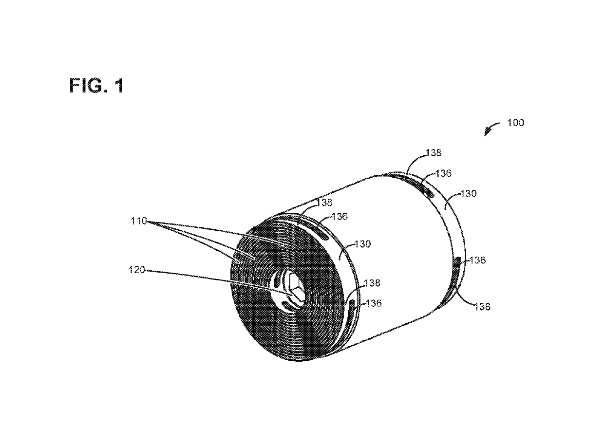 Cylindrical electrochemical cells and method of manufacture