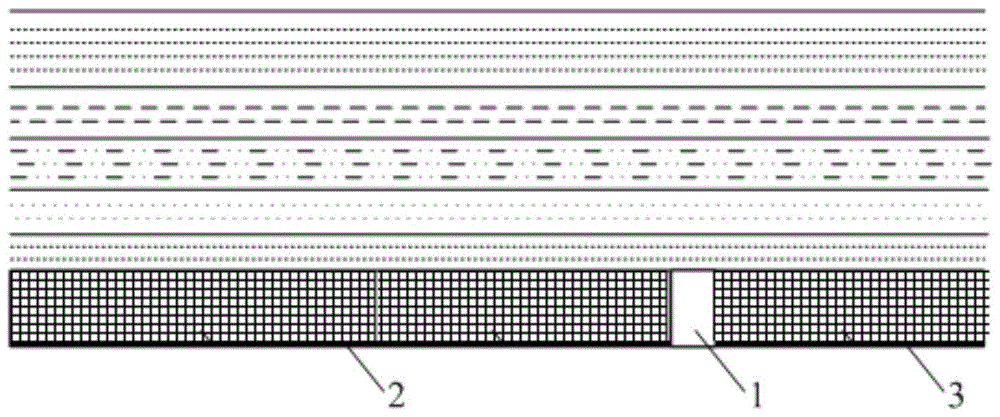 Pre-excavation guide tunnel filling method for roadside support for secondary reuse of roadway with artificial side