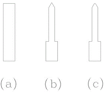 Cold cathode electron source array with external grid and electronic gun formed thereby