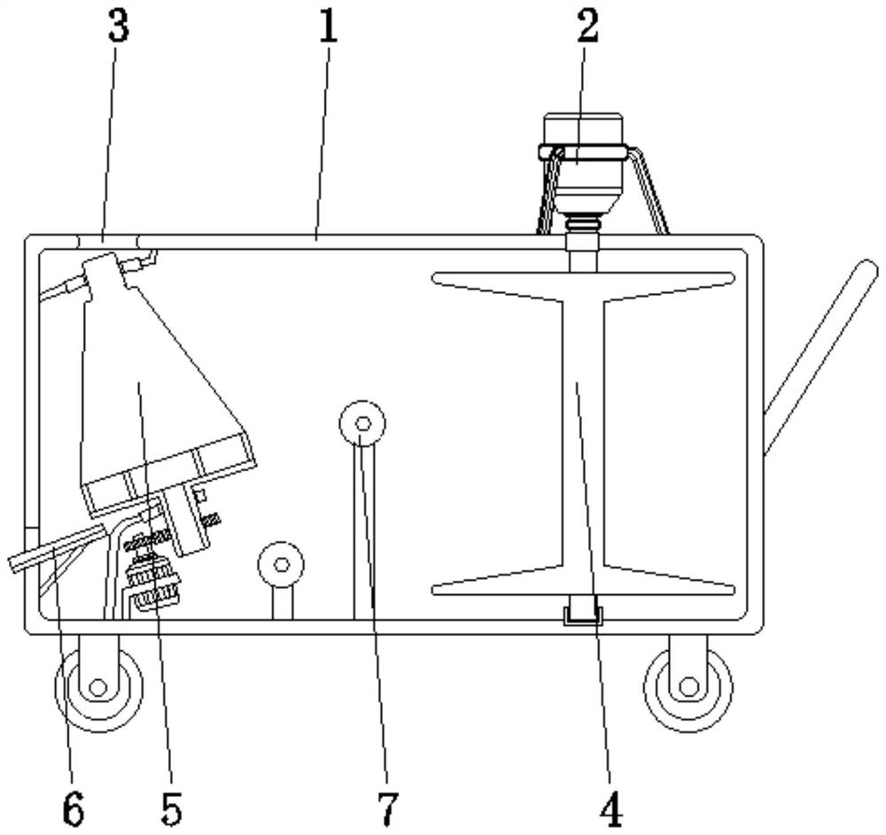 Cable winding device for power transmission cable construction