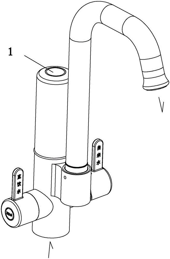 Filter quantity meter, filter quantity metering method, filter element with metering function and filter