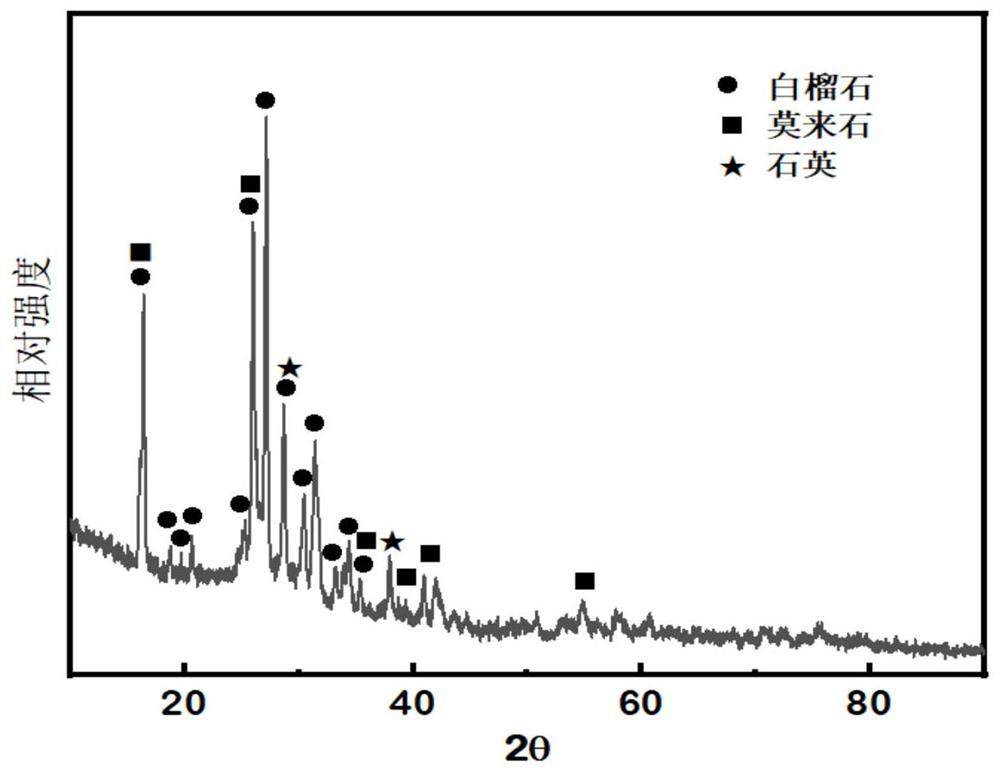 Preparation method of alkali-activated fly ash-converted carbon nanotube/leucite porous ceramic composite material