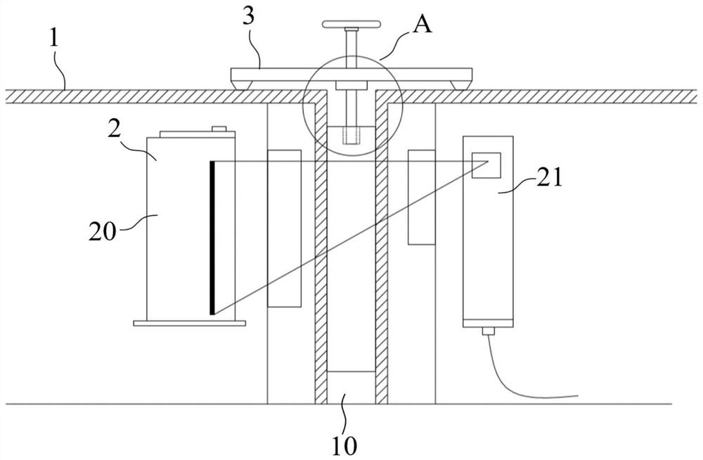 Steel liquid level correcting device for crystallizer, and using method thereof