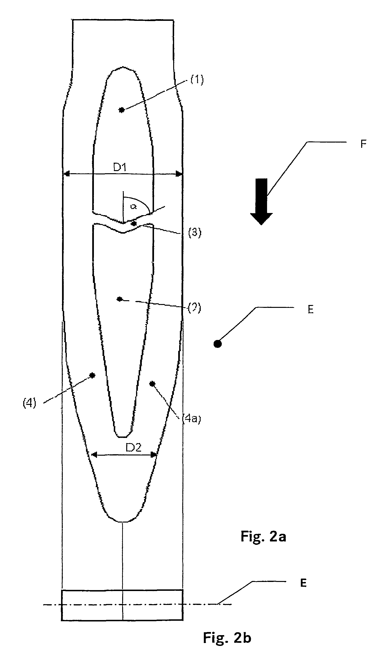 Contact element for press fitting into a hole of a printed circuit board