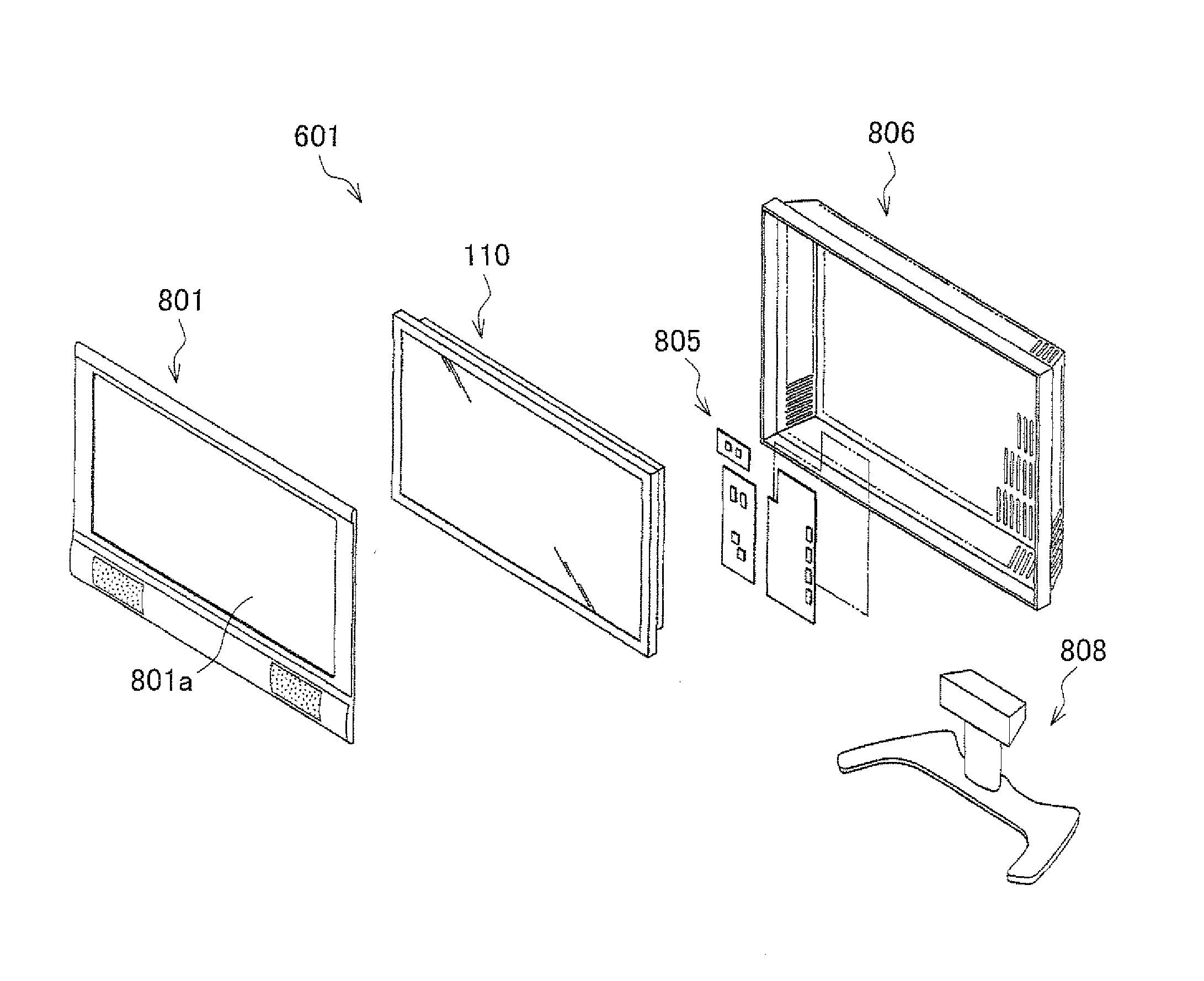 Active matrix substrate, liquid crystal panel, liquid crystal display unit, liquid crystal display device, television receiver, active matrix substrate manufacturing method, and liquid crystal panel manufacturing method