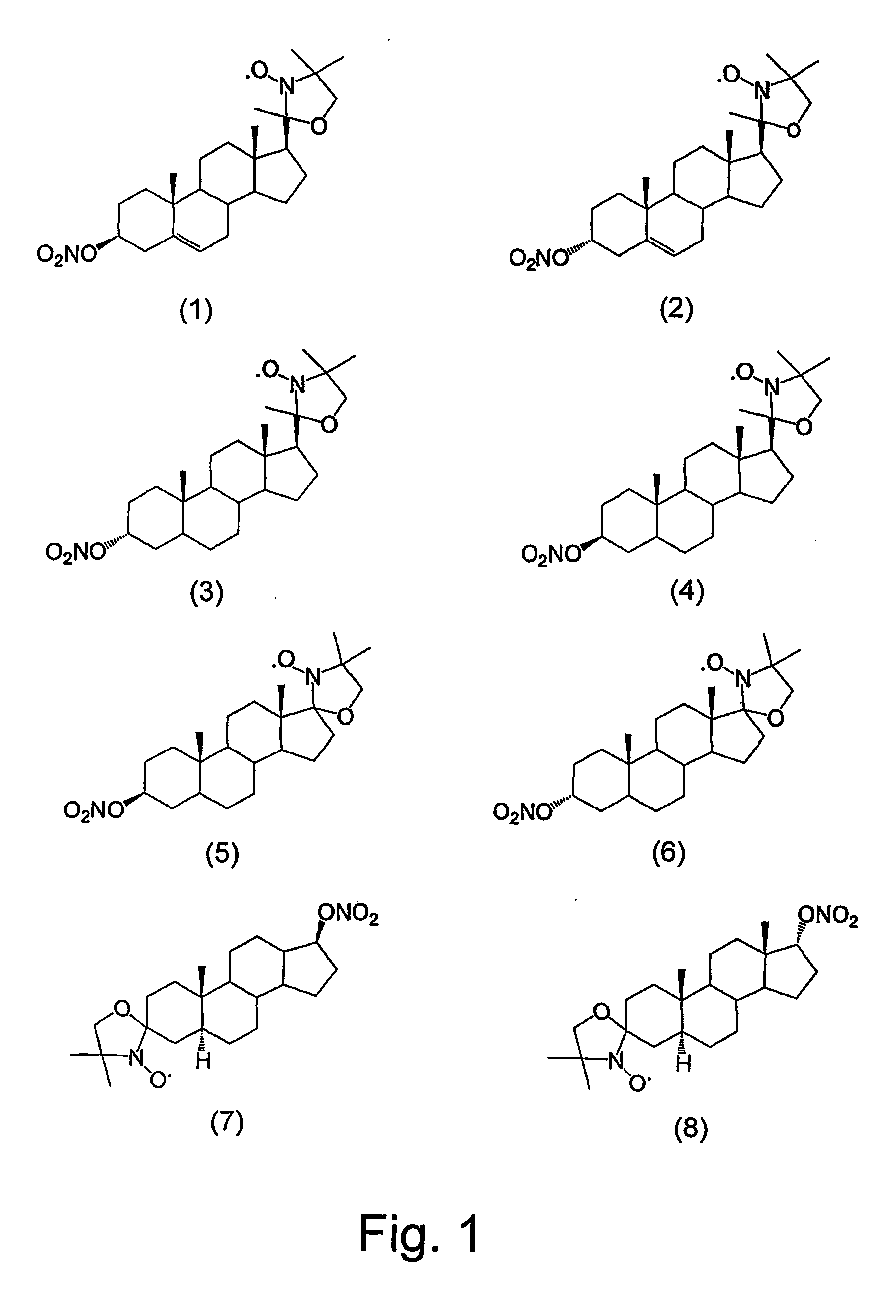 Steroid compounds comprising superoxide dismutase mimic groups and nitric oxide donor groups, and their use in the preparation of medicaments