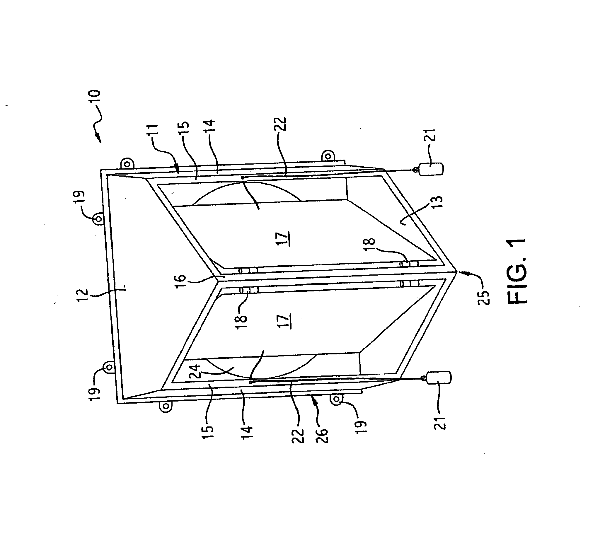 Vertical Door Fan Shutter