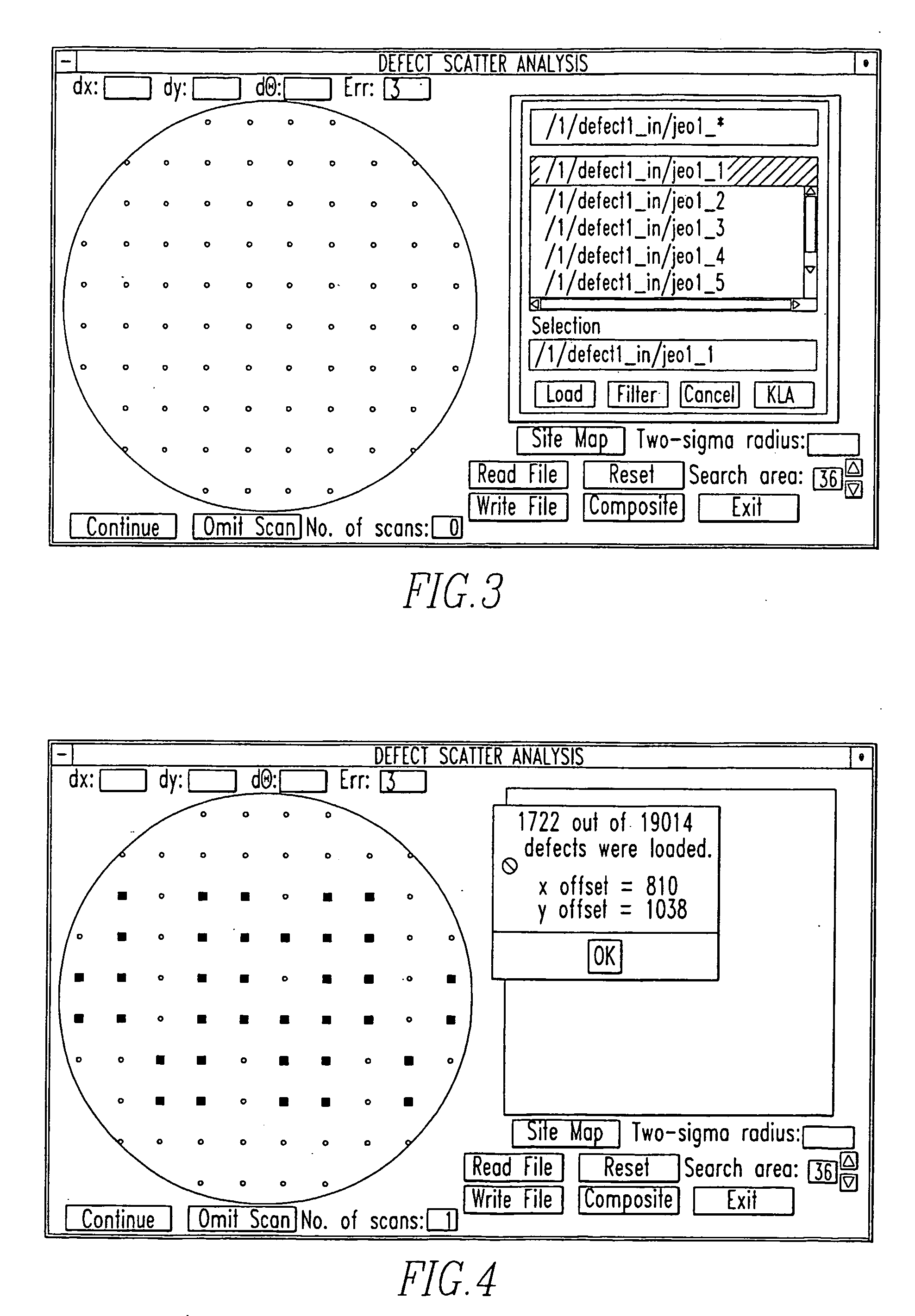 Method for detection and relocation of wafer defects