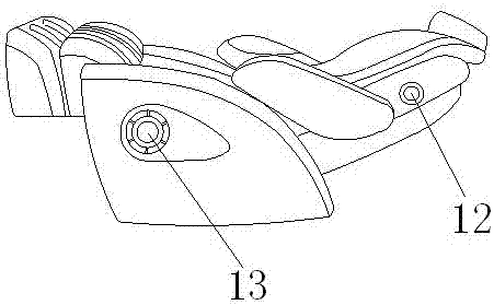 Adaptive massage sofa