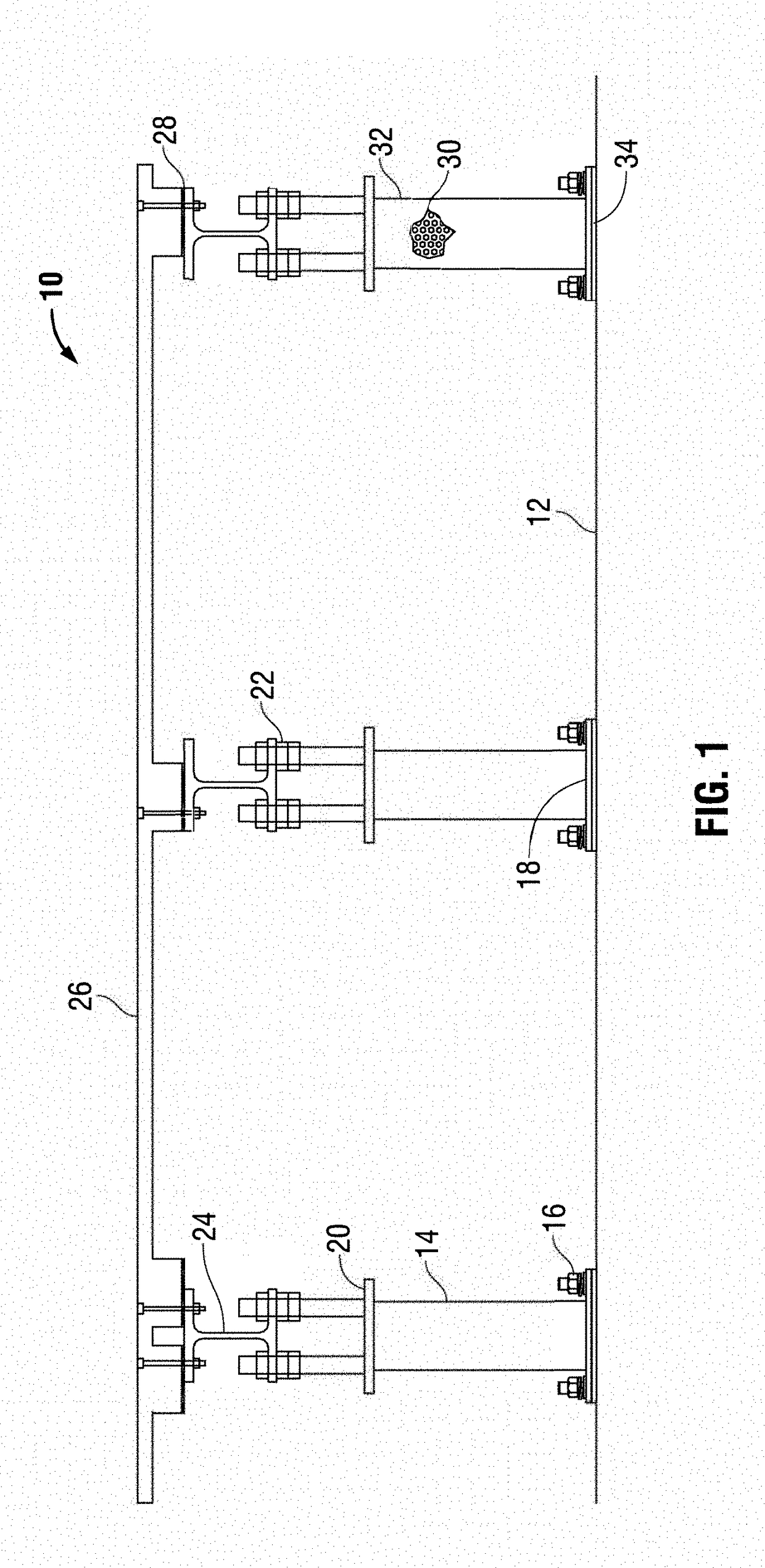 Method for improved semiconductor processing equipment tool pedestal / pad vibration isolation and reduction