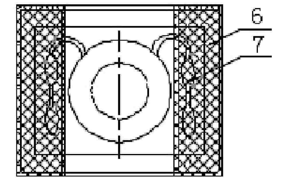 Dual welding spots inductor in high frequency packaged by ceramics and its production method