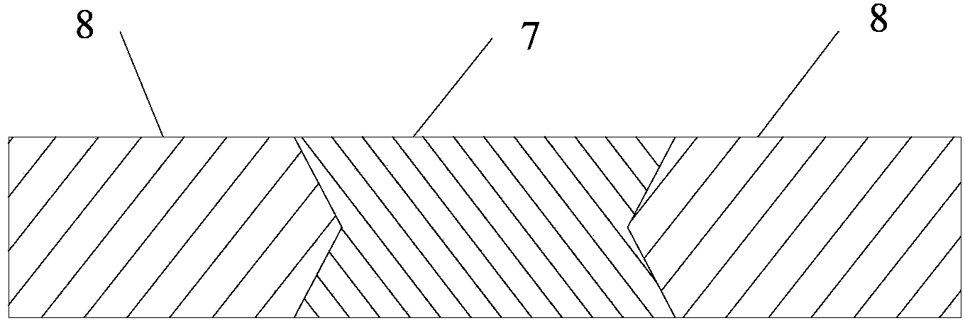 Method for preparing through-type composite strip embedded with silver copper