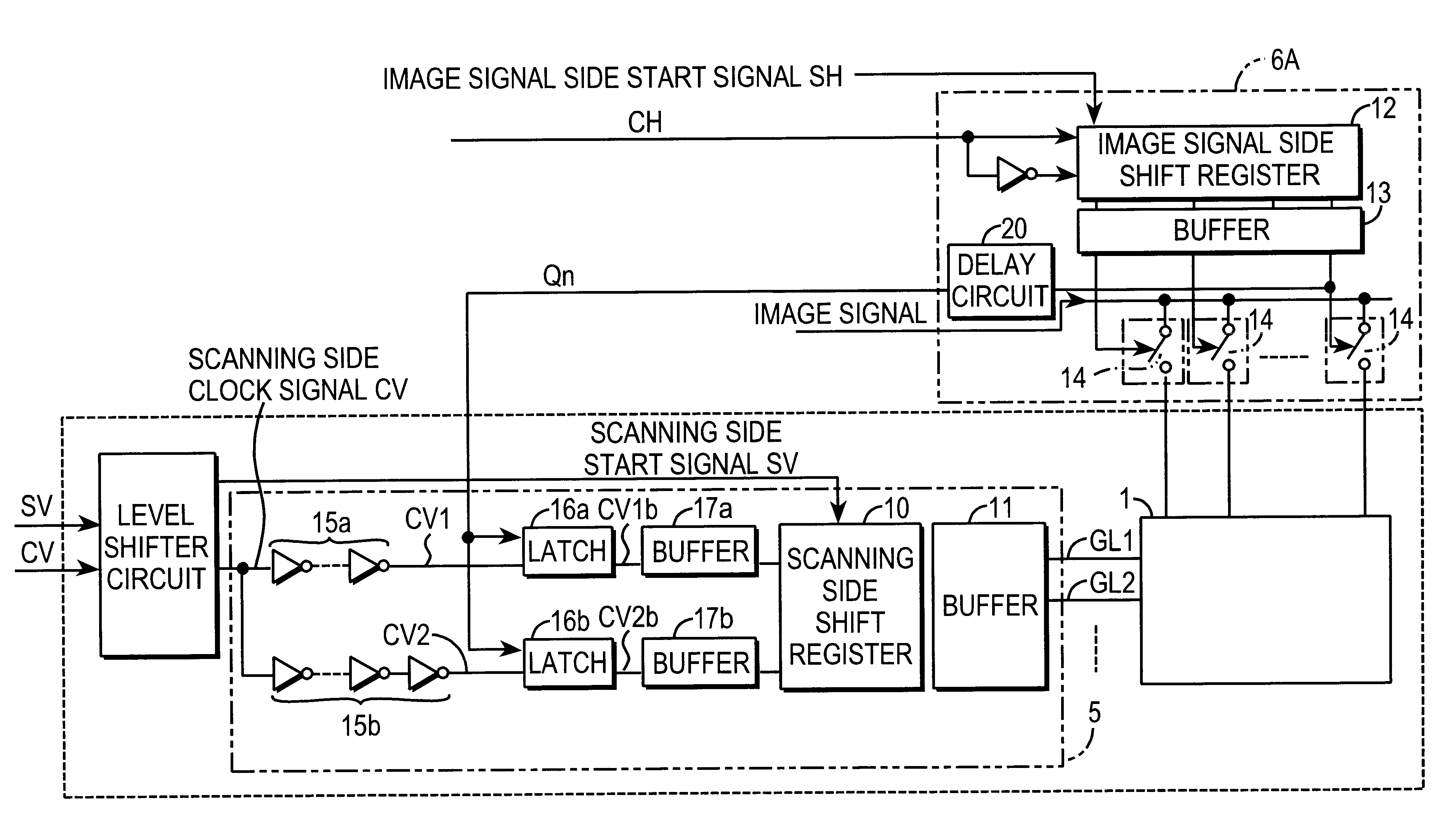 Motion circuit and on-board driver circuit for liquid crystal display panel employing the motion circuit