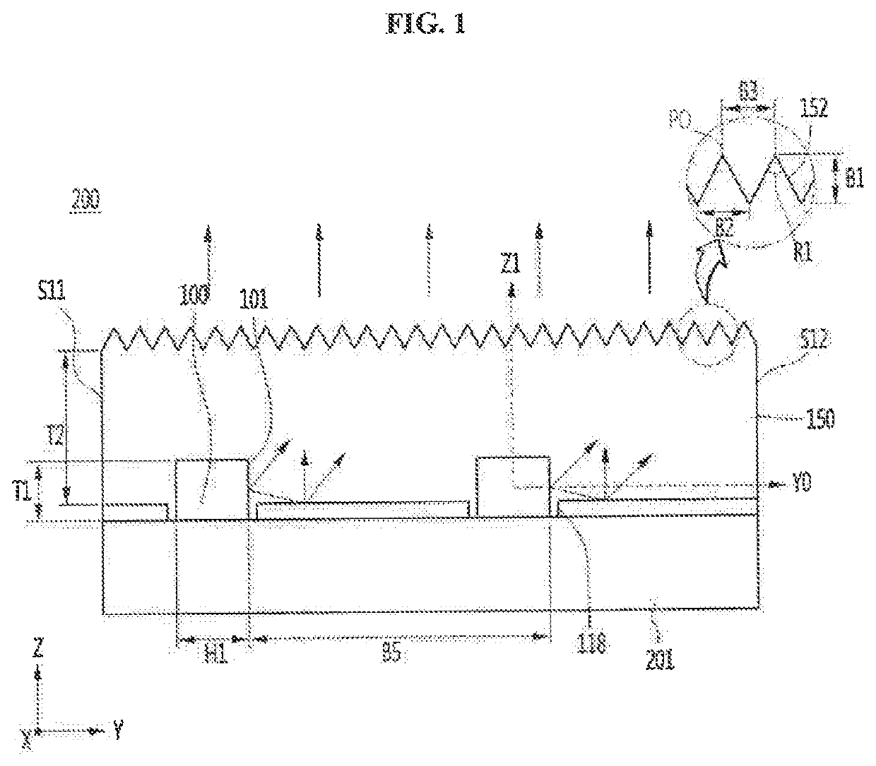 Light module and lighting device having same