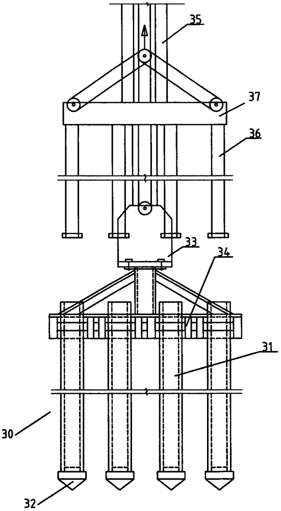 Dialysis device for managing soil pollution