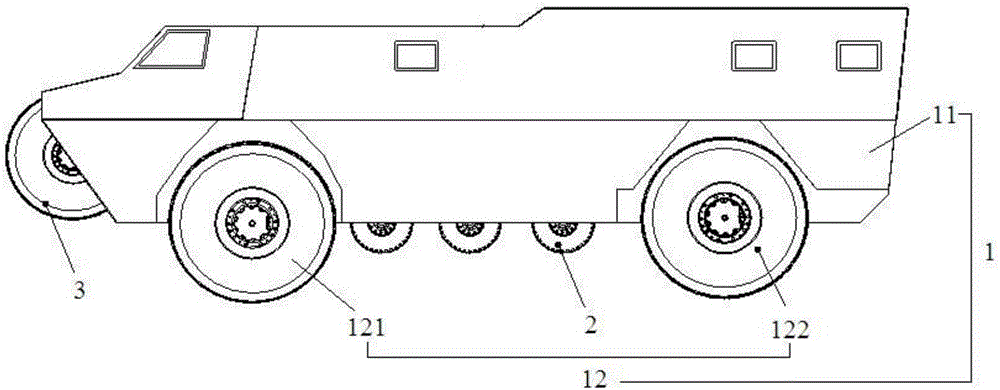 Wheeled off-road vehicle