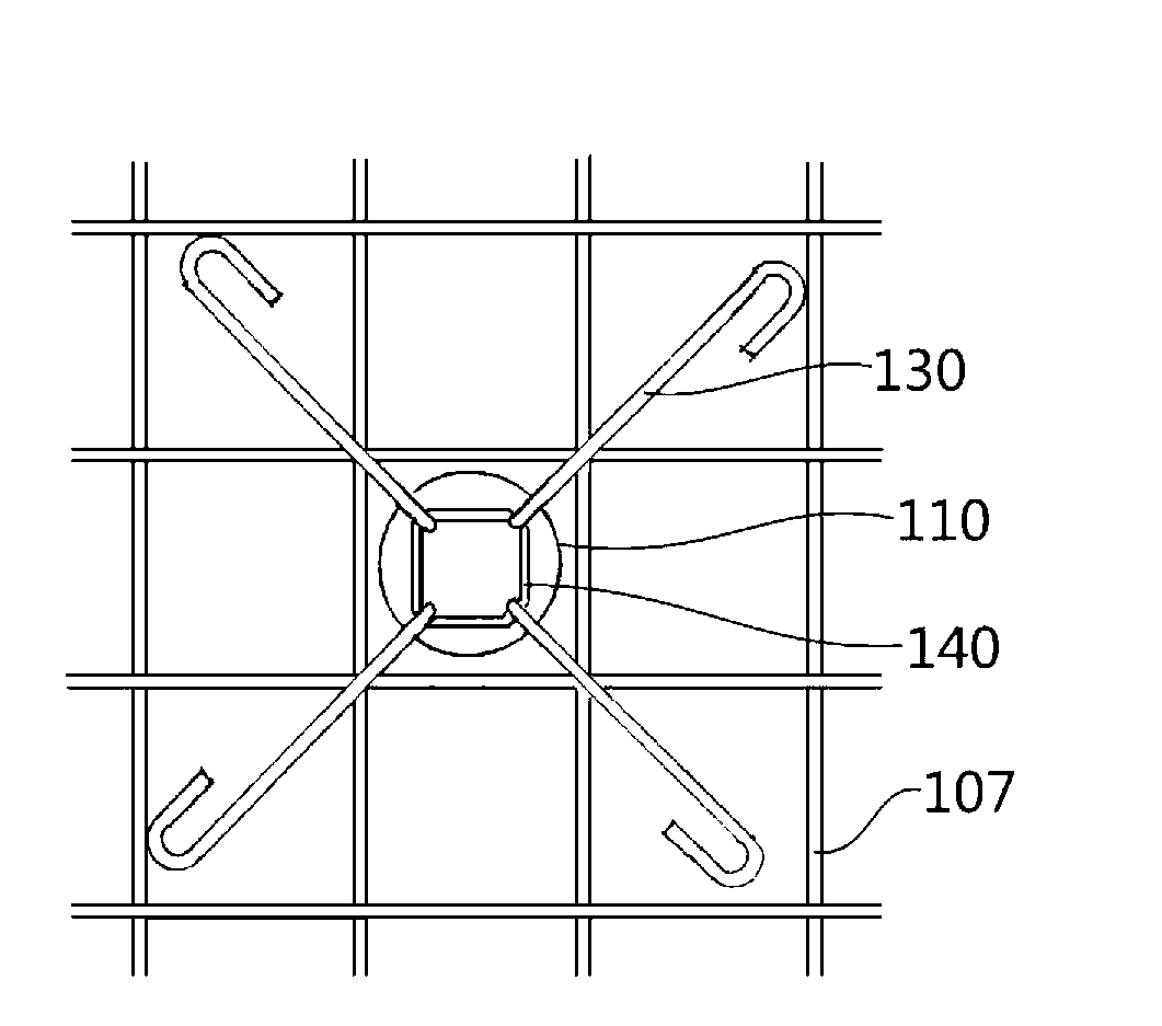 Rigid-connection connector of sandwich shear wall structure