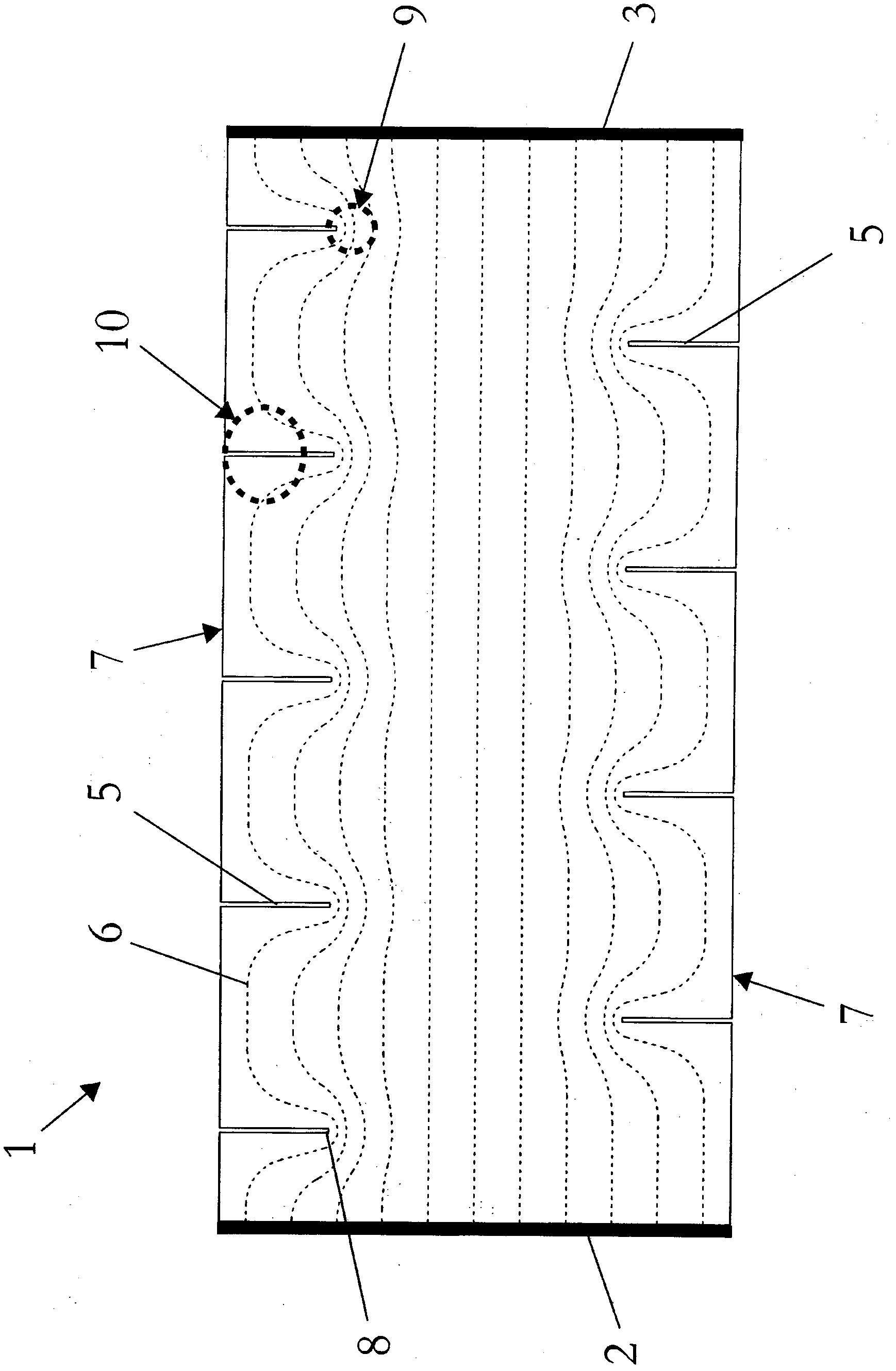 Planar evaporator