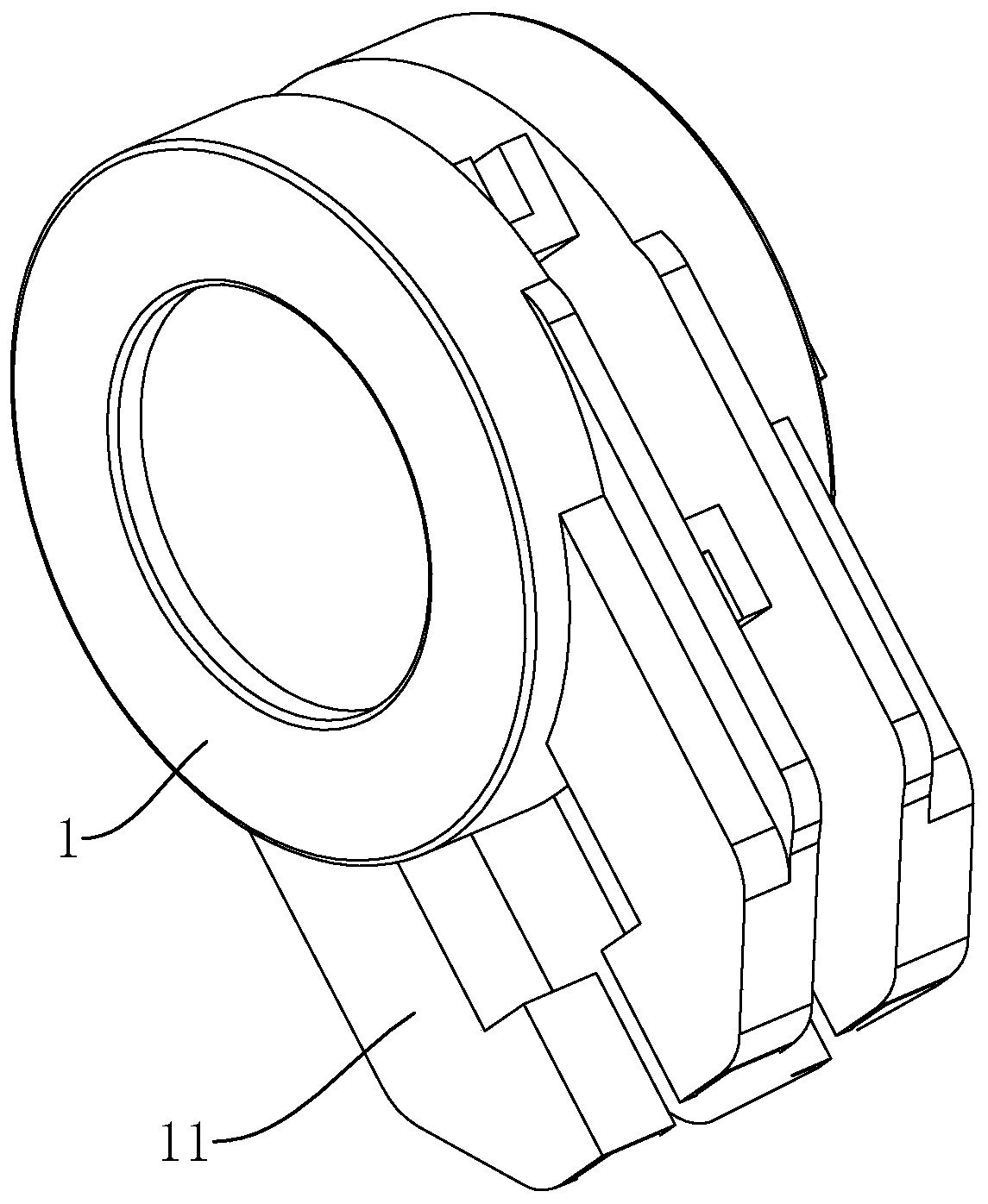 Gate late casting precise casting technology facilitating wax discharge and gas exhaust