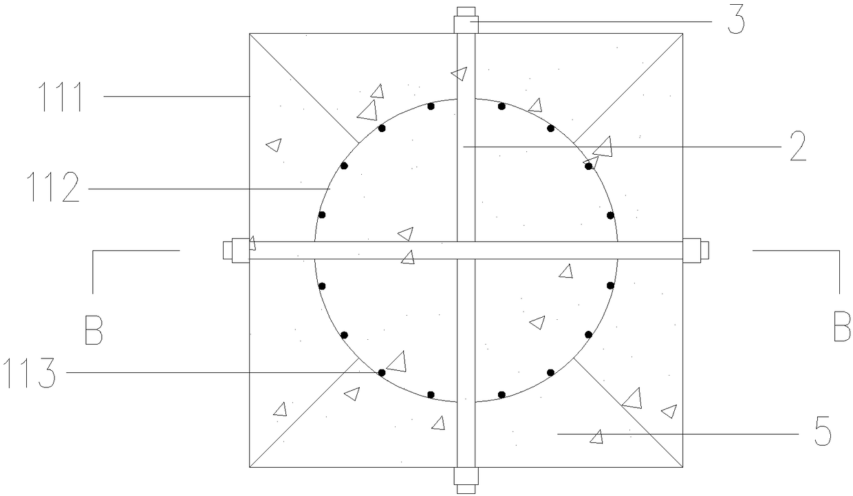 Fabricated concrete-filled steel tube combination column and splicing method