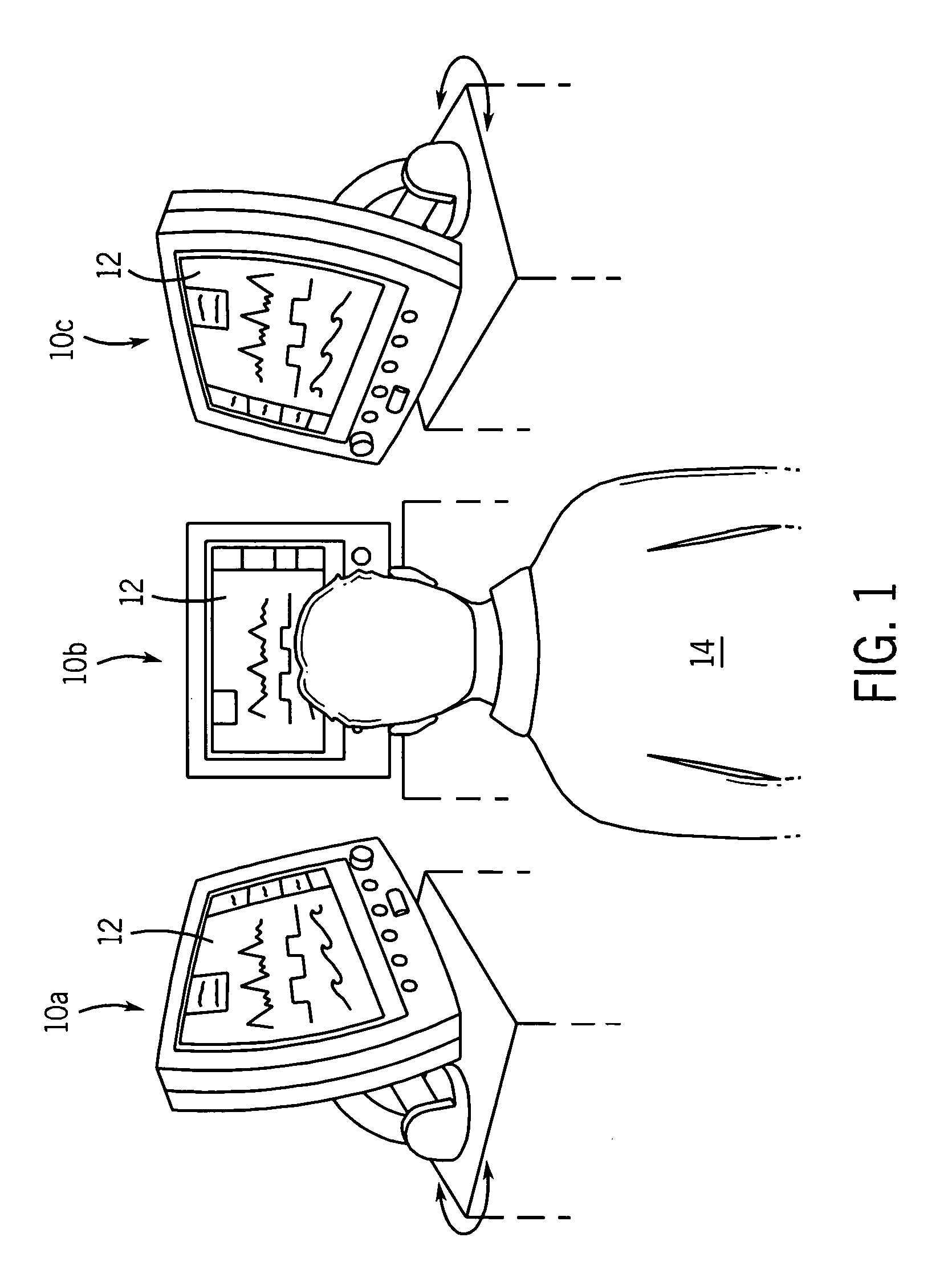 System and method for automatically adjusting medical displays