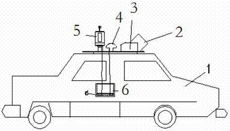 Highway topographic map surveying and mapping method and highway topographic map surveying and mapping system based on on-board and airborne point cloud