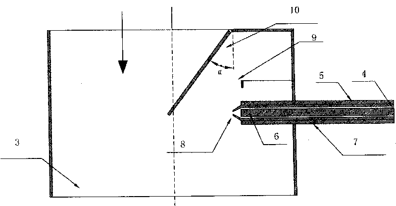 Preheating gas admission method and device used for automobile cold-starting