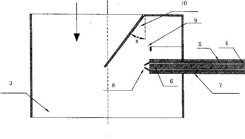 Preheating gas admission method and device used for automobile cold-starting