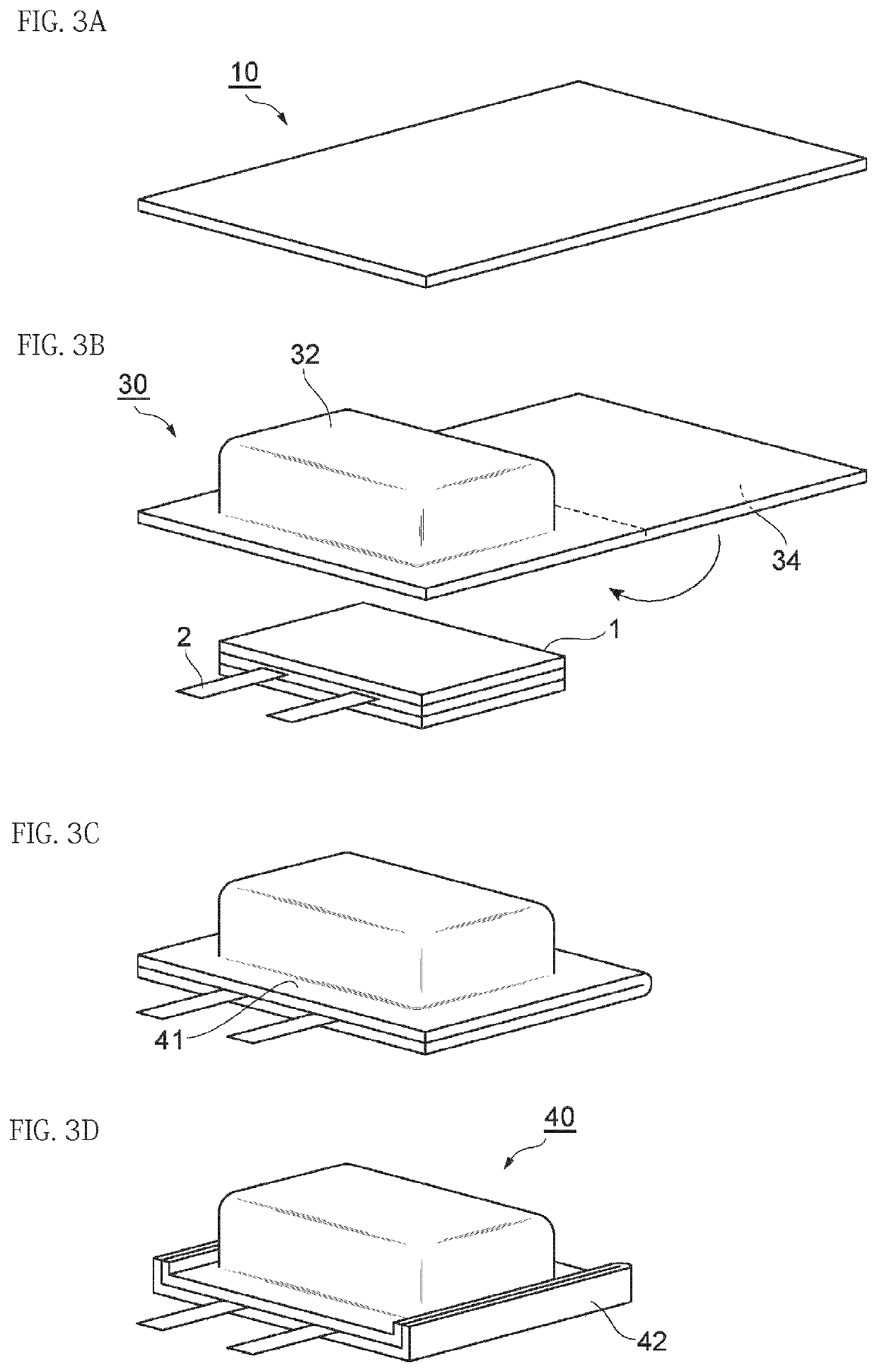 Power storage device packaging material and power storage device using the same