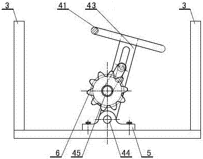 Combing swing type peanut picking device