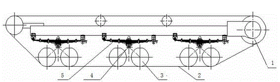 Automatic control crawler-type transport vehicle