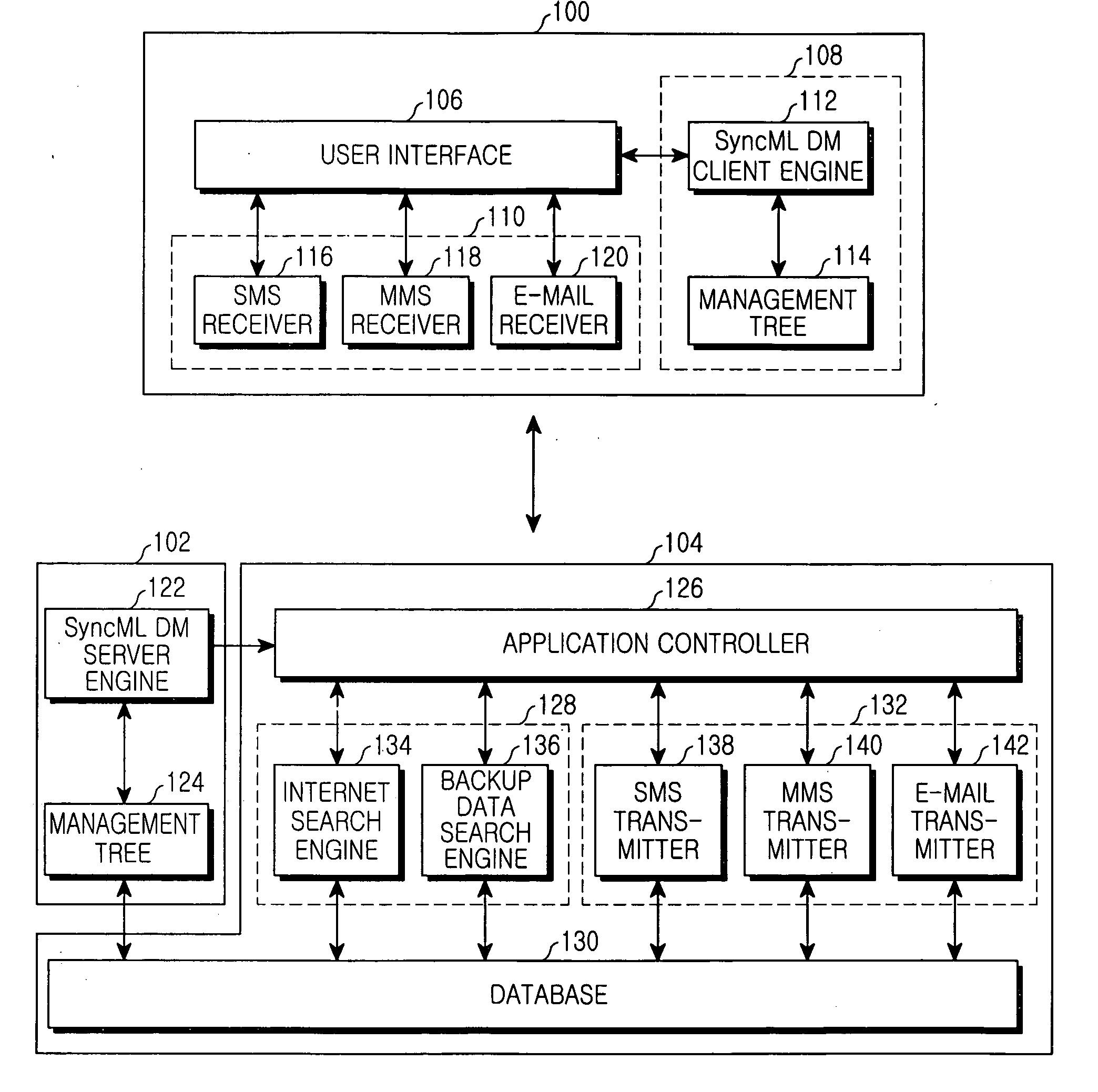 Method for providing a search service using a mobile communication terminal and mobile communication terminal and server therefor