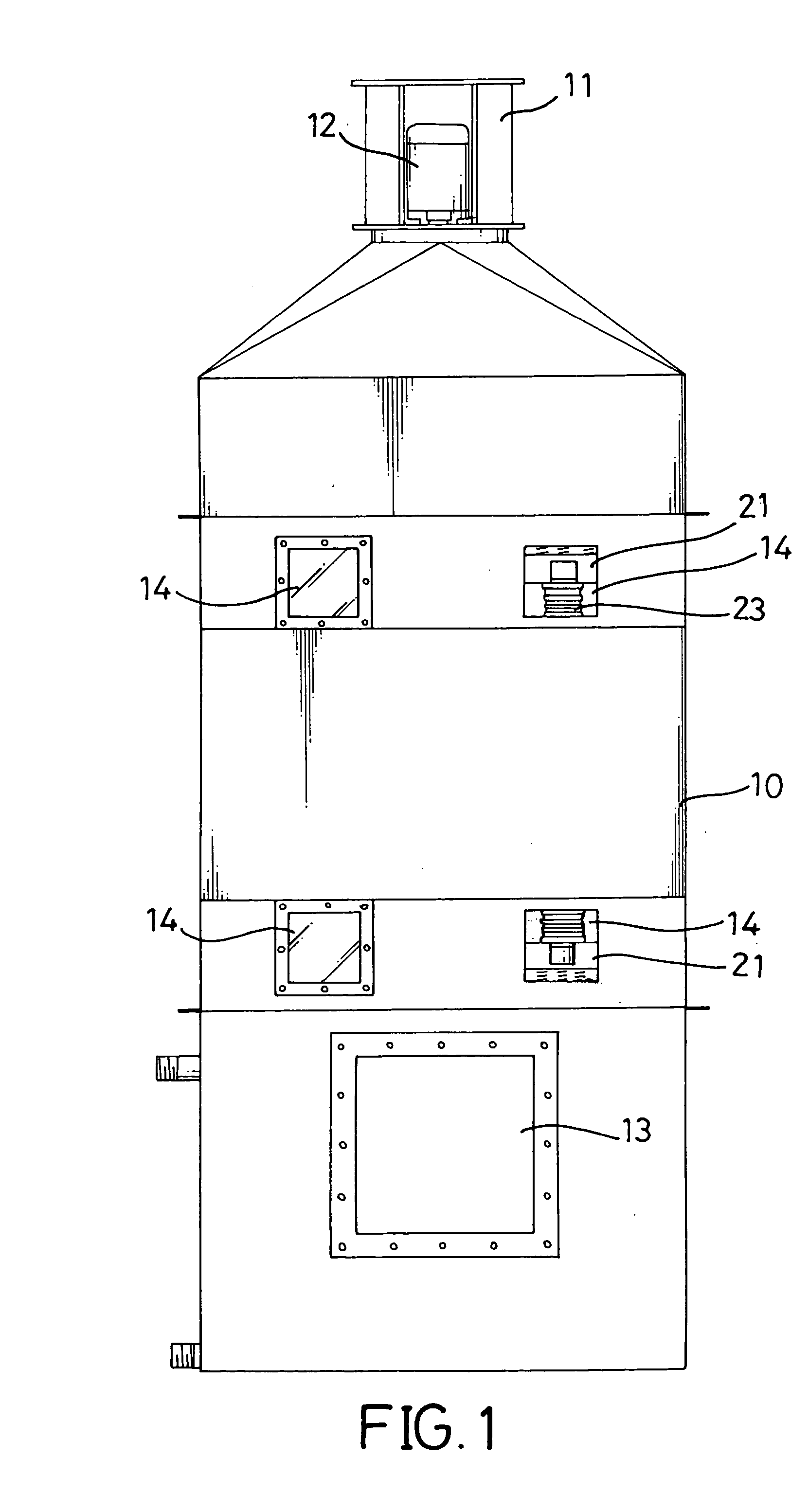 Furnace device for eliminating volatile organic compounds (VOCs)