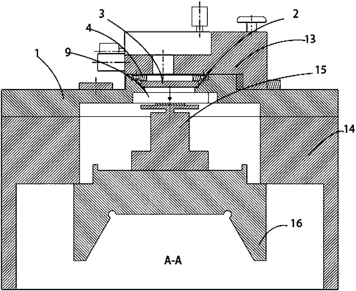 Environment controllable type atomic force microscope-based numerical control rotary type probe switching device