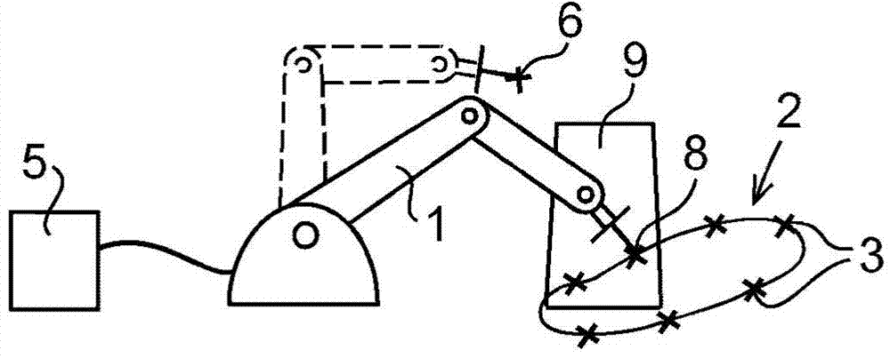 A method and an apparatus for automatically generating a collision free return program for returning a robot from a stop position to a predefined restart position