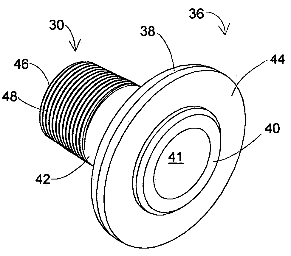 Tank outlet fitting with flange