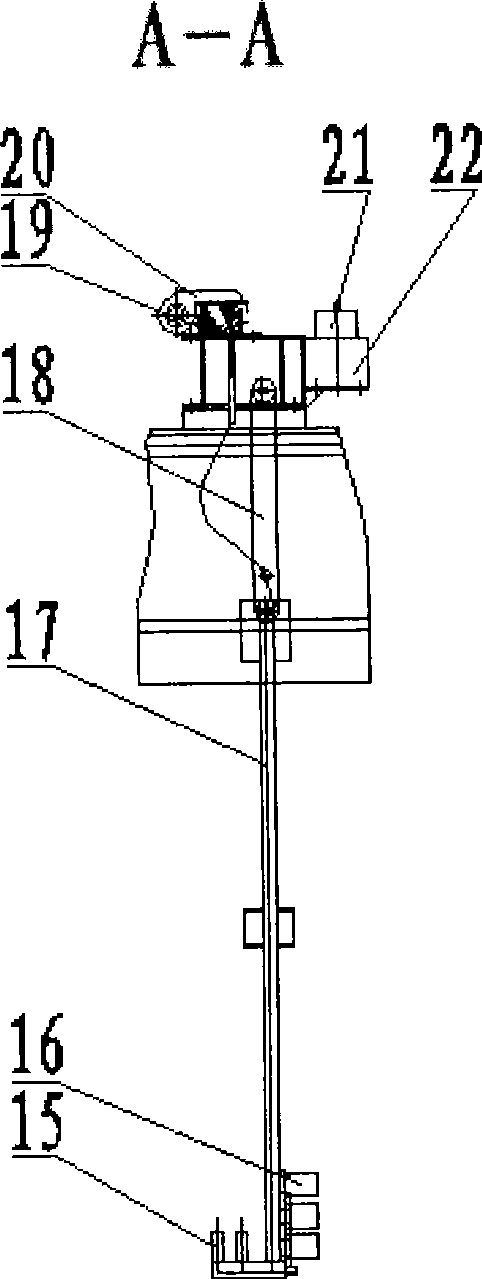 Simulation device for simulating conticaster double-cooling nozzle cooling performance