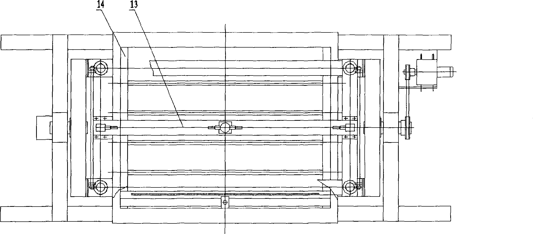 Simulation device for simulating conticaster double-cooling nozzle cooling performance