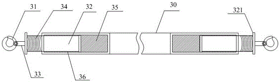 Traction mechanism suitable for hull type floating nuclear power plant